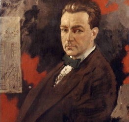 Portrait of the Irish poet Oliver St. John Gogarty painted by Sir William Orpen in 1911. Currently housed at the Royal College of Surgeons in Ireland.