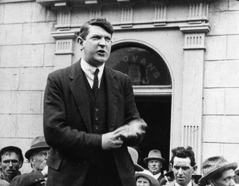 photo of Michael Collins speaking 1922 Clonakilty County Cork